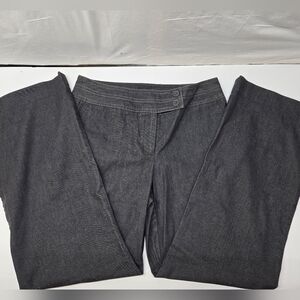 Bandolino Pants Womens 6 Gray  Capri  Pockets Casual Flat Front‎